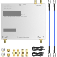 YQVEOT Vector Network Analyzer Network Tester 100KHz-6GHz Vector Network Analyzer Professional Antenna Analyzer USB Based Full 2-Port with External Reference Network Analyzer