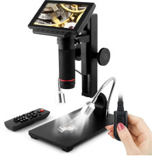 Andonstar 5 inch Screen 1080P Digital Microscope HDMI Microscope for Circuit Board Repair Soldering Tool ADSM302