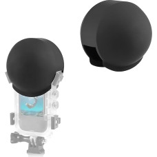 Objektyvo apsauga Insta360 ONE X3 nematomam nardymo korpuso dėklui Silikono apsauginis objektyvo dėklas (juodas)
