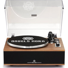 ANGELS HORN Vinyl Record Player Bluetooth HiFi with Speakers Built-in Phono Preamp 33/45 RPM and AT-3600L Pickup