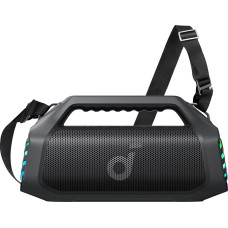 soundcore Boom 2 Pro Outdoor Speaker, 140W 2+2 Channels, BassUp 2.0, 20H Fast Charge, IP68 Dust and Waterproof, RGB Lights, USB-C, Power Bank, BT 5.3, Portable Bluetooth Speaker
