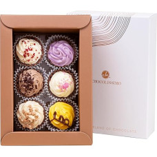 Keksiukai 6 - Auksiniai - Šokoladas - Šokoladas | Dovana | Kalėdos | Kalėdinis šokoladas | Vyras | Moteris | Kalėdiniai saldainiai | Vyrai | Moterys | Adventas | Kalėdų Senelis | Dovana | Dovanos