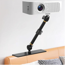 Projector Mount for Bed and Sofa - Adjustable Stand Length 33-45 cm, Bed Sofa Projector Mount, Compatible with XGIMI, Nebula, VANKYO, Epson and More (Style A)