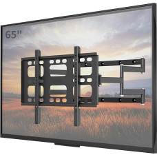 unho TV Wall Mount Swivelling Extendable for 40-85 Inch TVs up to 100 kg VESA 600 x 400 mm, Pre-Assembled TV Mount, Extra Stable