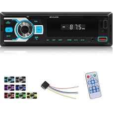 Automobilinis radijo imtuvas 1 DIN su 