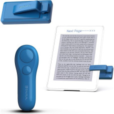 SYUKUYU SKPT01 RF Remote Control for Reading on Kindle, iPad, Surface Comics, iPhone/Android Tablets, Read Novels and Photography (Blue)