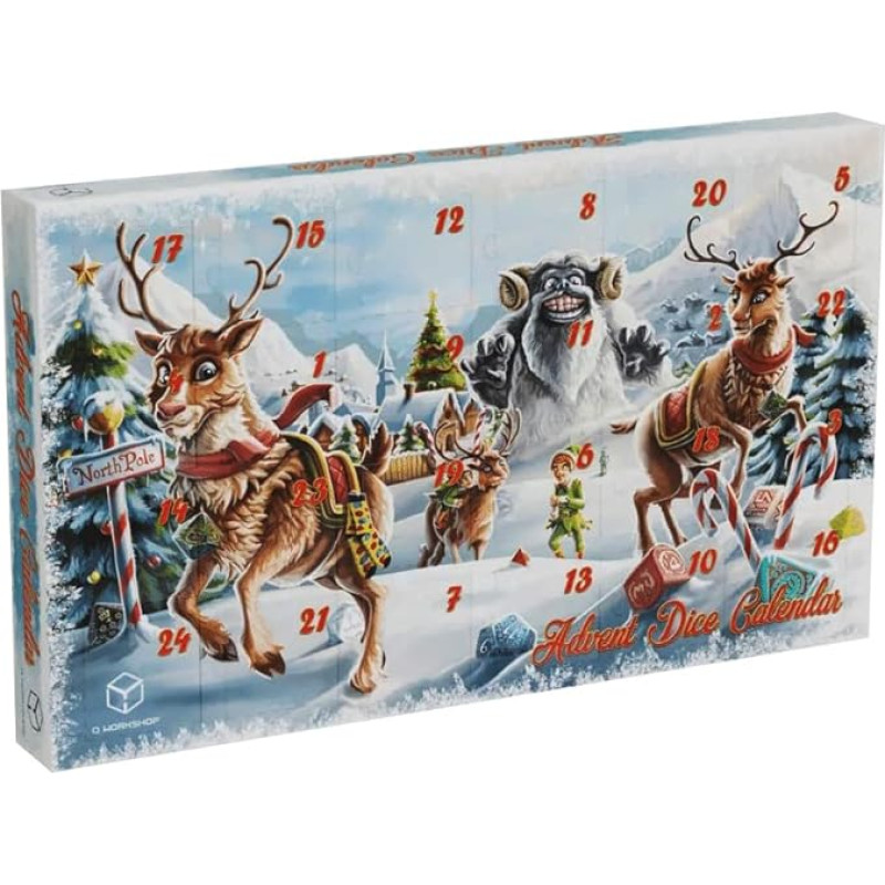 Q-Workshop 86281 Advent Dice Calendar #03 Card Game