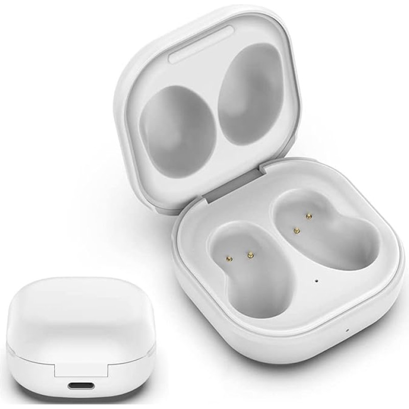 Galaxy Buds Live Charging Case, Replacement Charging Station for Samsung Galaxy Buds Live SM-R180 Wireless Bluetooth Earbuds, Fast Charging USB Earbuds Charging Case (White)