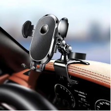 YGLAICAI Mobile Phone Holder Car Dashboard, 360 Degree Rotating Car Phone Holder, One-Hand Operation, Universal Car Phone Holder, Smartphone Holder, Car Accessories, Suitable for All Mobile Phones