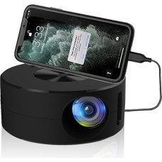 LED Projector, 1080p HD Projector, Film Projector, 1080p Built-in Speaker, Portable Small Home Projector with Same Screen Function