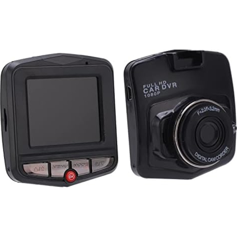 Goshyda Dash Cam 1080P Full HD Car Dashboard Camera Recorder Loop Night Vision 170° Wide Angle DVR Dual Cameras for Front and Rear View with Parking Monitor