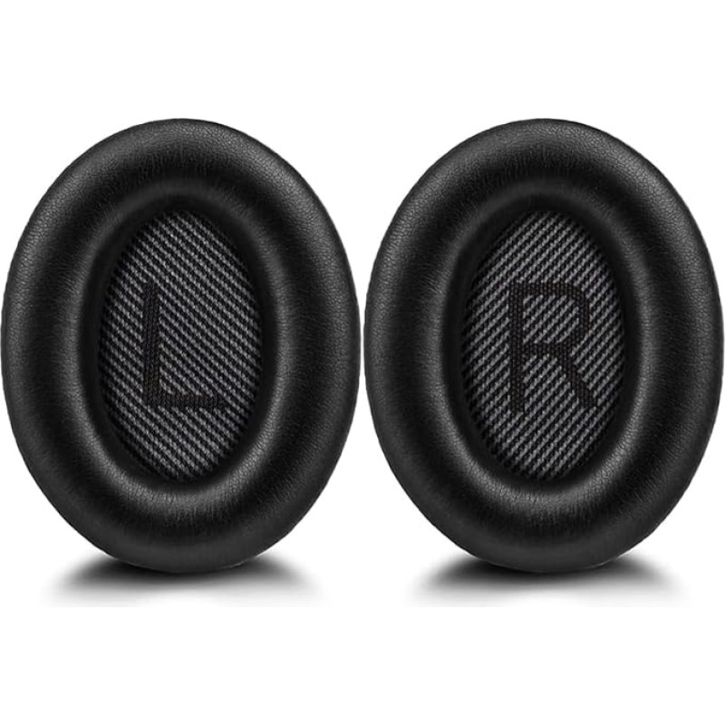 Ersatz-Ohrpolster für Kopfhörer, weiches Leder, Geräuschisolierung, Memory-Schaum, Over-Ear-Ohrpolster, kompatibel mit Bose QuietComfort QC15, QC25, QC2, QC35II, QC35, Ae2, Ae2i, Ae2w, Sound Link
