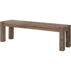 Šešamo medžio masyvo suoliukas 160 x 35 cm Rožinio medžio baldai Gamta Pilka #140