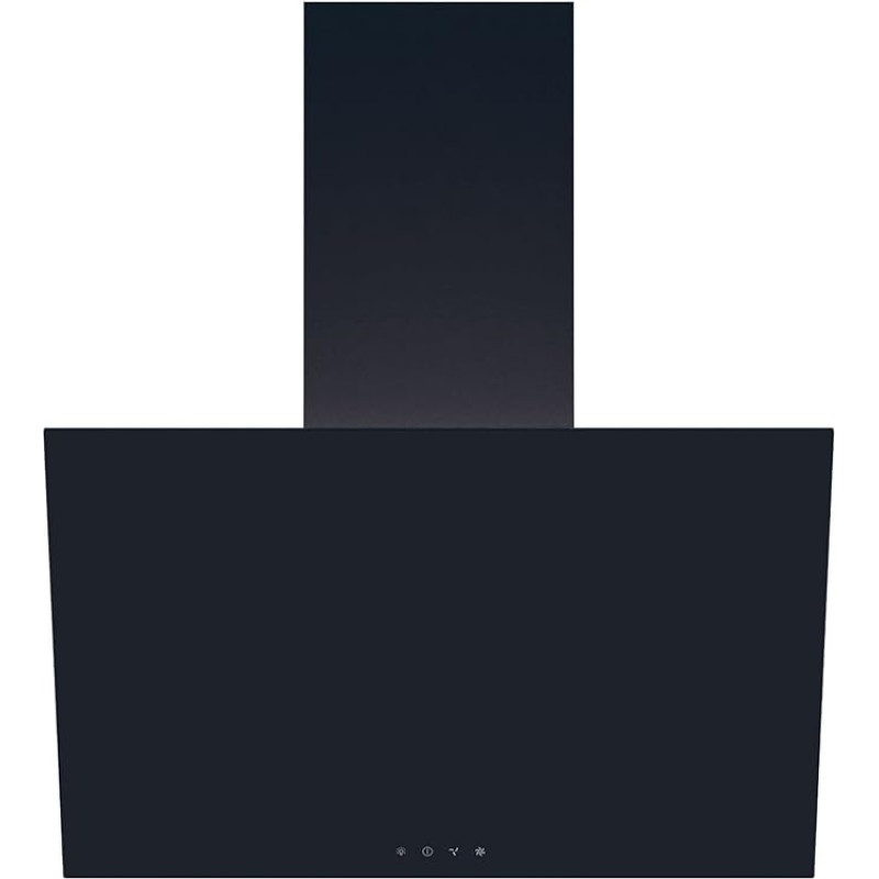 Candy CDG9MBGG DE Cooker Hood / 90 cm Width / 129 W Power / 3 Power Levels / Maximum Air Power: 425 m³/h / Exhaust and Recirculation / Energy Efficiency C / Cost-saving LED Light / Black