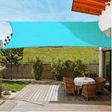 OldPAPA markizė - stačiakampė apsauga nuo saulės, atspari vandeniui, sodas, stovyklavietė, balkonas, baseinas, lengvas stogelis su nemokama virve