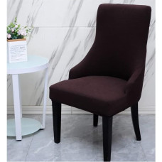 XGANGM Velvet kėdžių dangteliai su porankiais, 2/4 kėdžių dangtelių rinkinys, žemas fotelis, apsauginis dangtelis, valgomojo kėdžių dangteliai virtuvei, valgomajam, vestuvėms, vakarėliui, viešbučiui, F, 4 vnt.