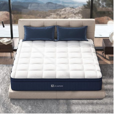 Avenco Matratze 180×200 h2,3-zonen Rollmatratze,10 Zoll Bambus Schaumstoff Taschenfederkern , Luxuriöse Atmungsaktive Tencel Stoff Federkern Hybrid Matratzen, CertiPUR-US Zertifikat,25cm