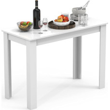 VCM Wooden Dining Table Kitchen Table Esal 110 x 50 cm White