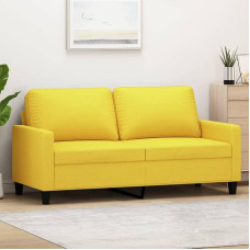 Brokky Loveseat 359168 2 vietų sofa sofa 2 vietų lovos svetainės sofos Loveseat šviesiai geltonos spalvos 140 cm audinys