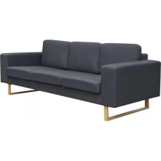 BaraSh 3-vietė sofa audinys Tamsiai pilka sofa Lounge Sofa Sofa maža gyvenamajam kambariui Miegamasis