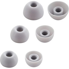 Aiivioll Pack of 6 Silicone Earplugs for Beats Fit Pro/Studio Buds In Ear Tips Eartips Replacement Buds S/M/L (Grey)
