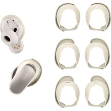 Aiivioll - Earphones for QuietComfort Ultra Wireless Noise Cancelling Earbuds(2023), Washable, Non-Slip Silicone Sports Earplugs with Wing Tip (White, S/M/L)