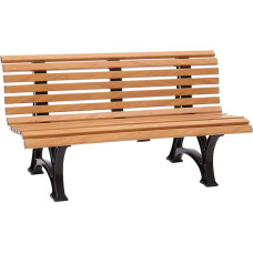 Blome Helgoland 3-Seater Garden Bench for Garden, Balcony, Patio, Park Bench in Wood Look, Made in Germany