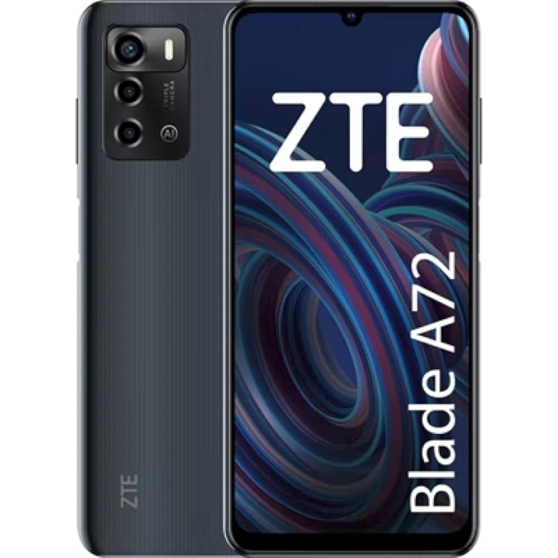 ZTE Blade A72 6,74 colių HD+ 3GB/64GB pilka