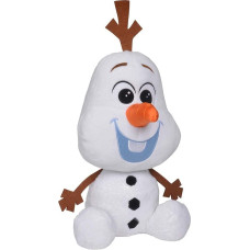 Simba 6315877627 Disney Frozen II Chunky Olaf, 43 cm Plush Figure, Plush Toy, Cuddly Toy, Frozen, Elsa, Snowman, from the First Months of Life