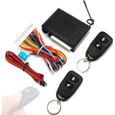 Mulcort Wireless Remote Control 12 V, Car Keyless Access System, Car Central Locking, Universal Car Door Lock, with Control Box, LED Display and 2 Remote Controls
