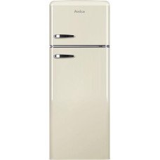 Amica DTR 374 190 B Retro Fridge/Freezer Combination Beige 144 cm (H) x 55 cm (W) x 62 cm (D) Retro Design