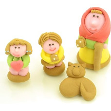 Raganų grupės cukraus rinkinys, 4 vnt.