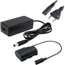 Hisewen ACK-E6 AC Power Adapter DR-E6 DC Coupler LP-E6 LP-E6N Dummy Battery for Canon EOS R R5 R6 R7,80D 70D 60D 90D,5D Mark II III IV,6D 7D,6D Mark II,7D Mark II,60Da 5Ds 5Ds R Cameras