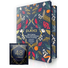 Pukka Tea Gift Set, Tea Book Advent Calendar Organic, 