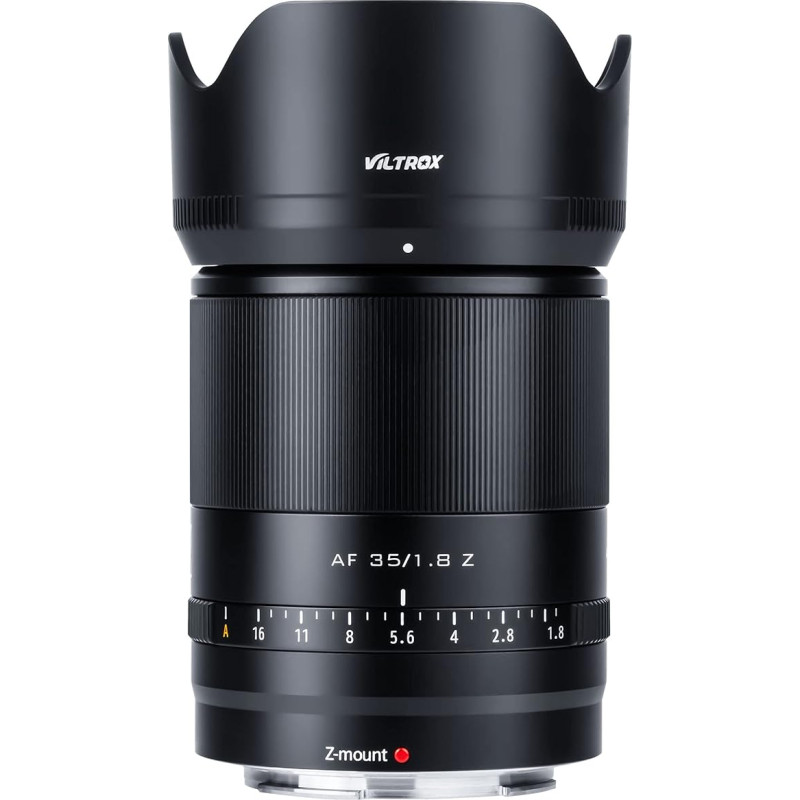 VILTROX 35mm F1.8 Z laikiklis Nikon Z5 Z50 Z6 Z6II Z7 Z7II ZFC Full Frame automatinio fokusavimo juodas