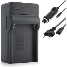 Mains / Car Charger Compatible with Sony NP-FM50, FM55H / Sony Alpha DSLR, Cyber-Shot, DCR-.., HDR, See List