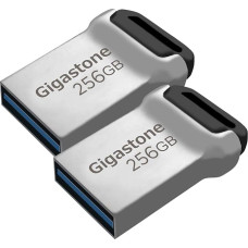 Gigastone Z90 256 GB 2 pakuotės USB 3.1 atmintinė, mini metalinis vandeniui atsparus kompaktiškas rašiklinis diskas, patikimo veikimo nykštukinis diskas, suderinamas su USB 2.0 / USB 3.0 sąsaja