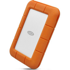 LaCie LA Robust External Hard Drive, Grey, Yellow