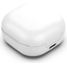 Charging Case Replacement for Samsung Galaxy Buds Live SM R180, Charging Dock with Cable (White, Without Earbuds)