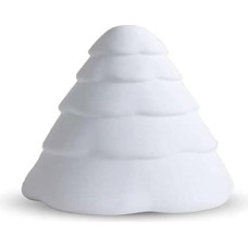 Cooee Design Christmas Tree, Christmas Decoration, White, Diameter: 17 cm, Height: 20 cm