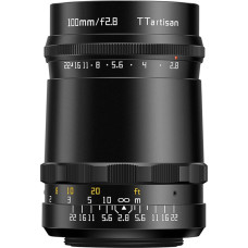 TTARTISAN 100 mm F2.8 viso kadro fotoaparato objektyvas Rankinis fokusavimas Unikalus muilo burbulų bokeh fotoaparato objektyvas gamtai ir portretui, skirtas M42 laikikliui