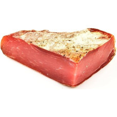 Pietų Tirolio kalnų kumpis, 350 g, liesas kumpis, lengvai rūkytas iš Pietų Tirolio, 