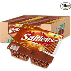 Lorenz Snack World Saltletts Sticks Whole Grain Pack of 16 (16 x 175 g)