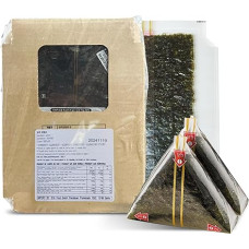 Triangle Sushi Samgak Gimbap Onigiri Seaweed 100 g 100 Sheets Perfect for Lunch Boxes Variety of Fillings Possible Crispy Enjoyment to the Last Bite Easy to Use