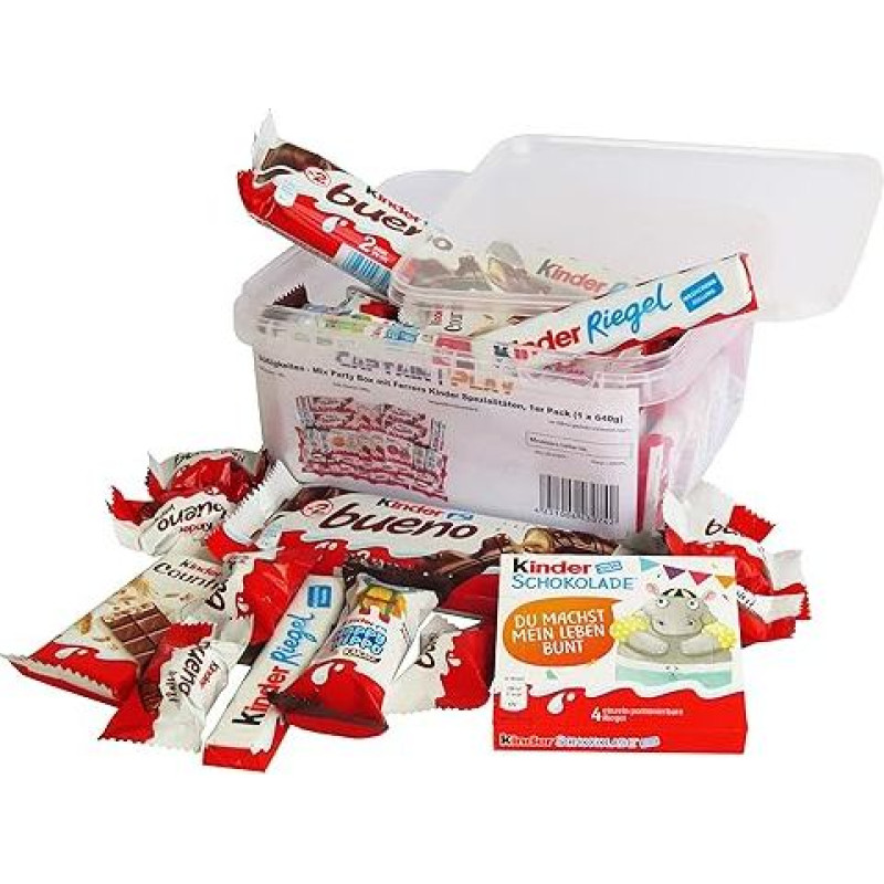 Sweets – Mixed Party Box with Ferrero Children's Specialities, Pack of 1 (1 x 640 g)