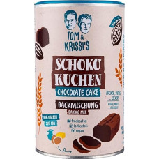 Tom & Krissi's Chocolate cake, baking mix for a juicy and delicious chocolate cake, lactose and fructose free, vegan, 400 g
