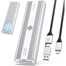 iDiskk 40Gb/s 1TB M.2 NVMe SSD Professional Heavy Duty USB-C aliuminio išorinis kietasis diskas - iki 3000 MB/s, 