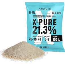 BROWIN® Turbo X-Pure 403106 Yeast | Distillation | High Quality Fermentation Yeast up to 21.3% Alcohol in 48 Hours | For 100 Litres and for 36 kg Sugar | 360 g