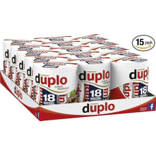 Ferrero Duplo Big Pack - Tastes Crispy Light - 15 Packs of 18 Single Bars (15 x 11 oz)