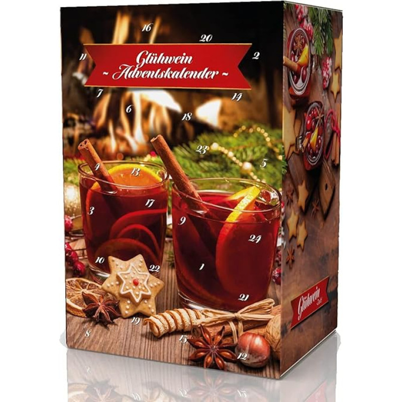 Mulled Wine Advent Calendar 24 x 0.25 L Exclusive for Christmas 2024